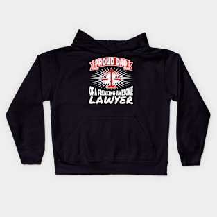 Lawyer Dad Kids Hoodie